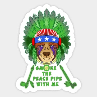 Ceremonial pipe Sticker